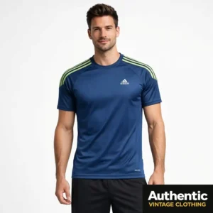 blue vintage Adidas t-shirt
