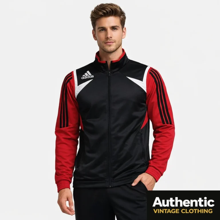 black vintage Adidas jacket