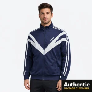 blue vintage Adidas jacket